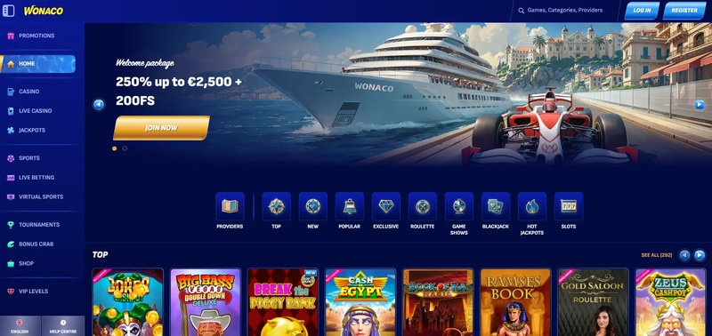A look at wonaco casino slots